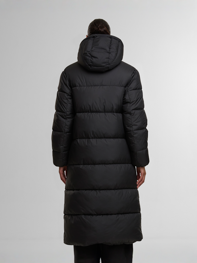 Urban Classics, Ladies Ultra Long Coat, zwart, Afbeelding 2 van 5