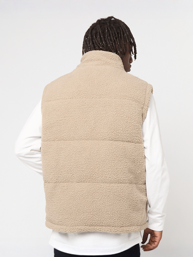 Urban Classics, Basic Teddy Puffer Vest, beige, Image 2 of 4