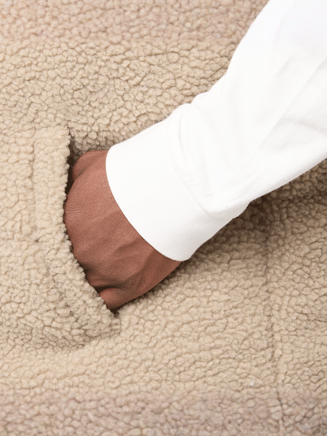 Urban Classics, Basic Teddy Puffer Vest, beige, Image 3 of 4