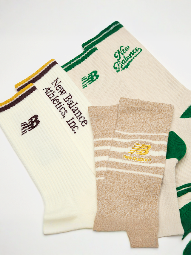 New Balance, 3 PACK - MIXED NB LOGOS CREW -  multicolor, multi-colour, Image 2 of 2