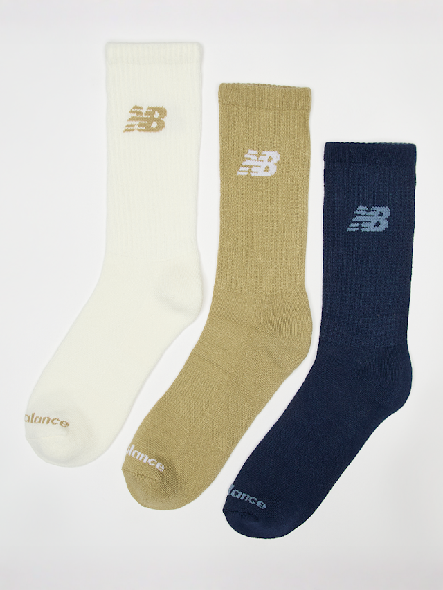 New Balance, 3 PACK - Performance Basic Crew Socks, multi-colour, Image 1 of 2