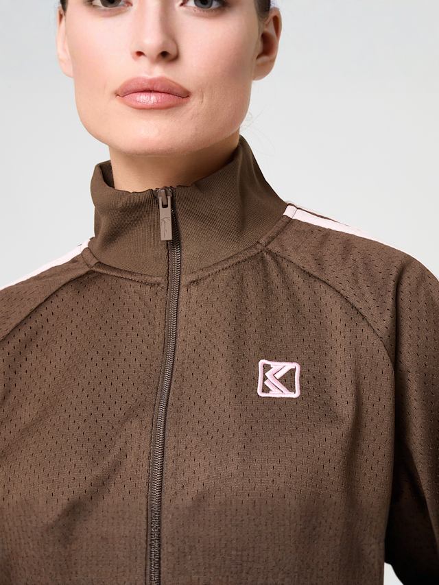 Karl Kani, OG Mesh Trackjacket, bruin, Afbeelding 4 van 5