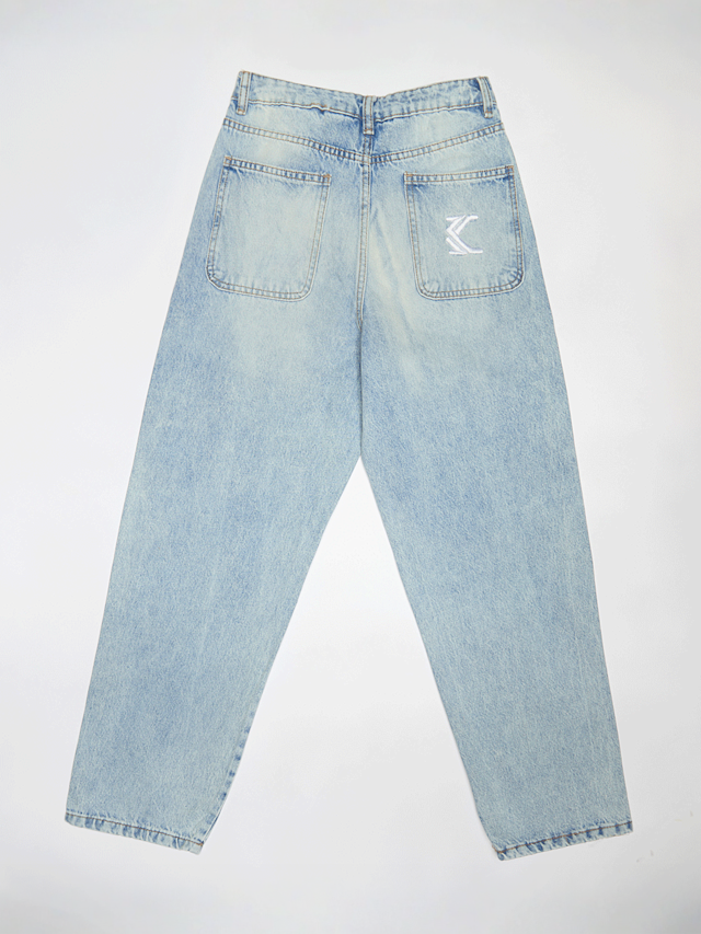 Karl Kani, Og Relaxed Denim Pants Junior, blue, Image 2 of 4