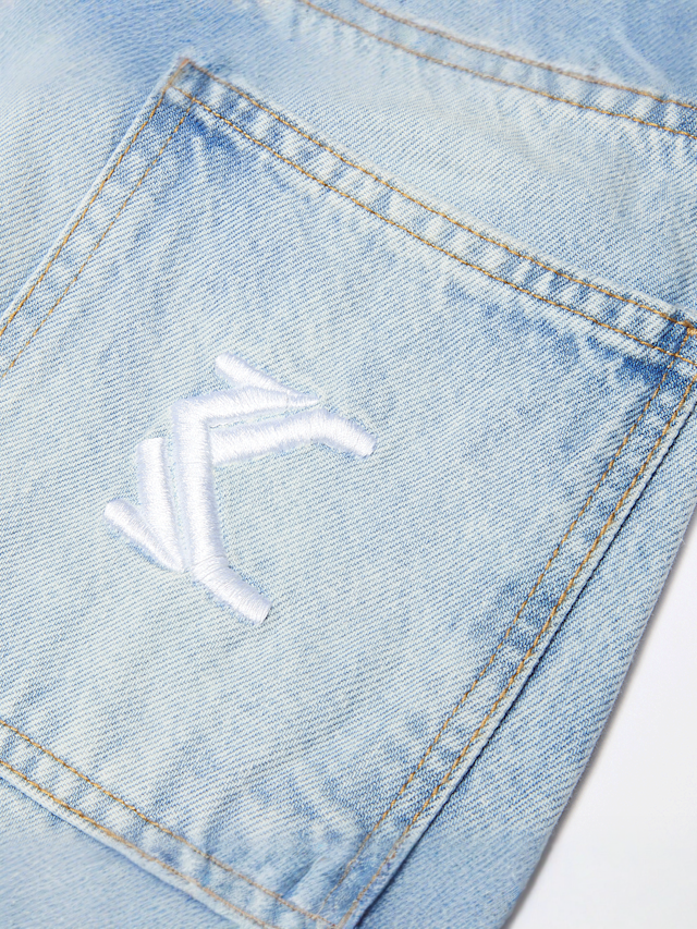 Karl Kani, Og Relaxed Denim Pants Junior, blue, Image 3 of 4