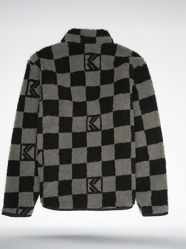 Karl Kani, Og Teddy Zip Jacket Junior, black, Image 2 of 4
