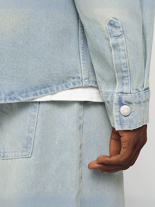 Karl Kani, OG K Western Denim Overshirt, niebieski, Obraz 4 z 5