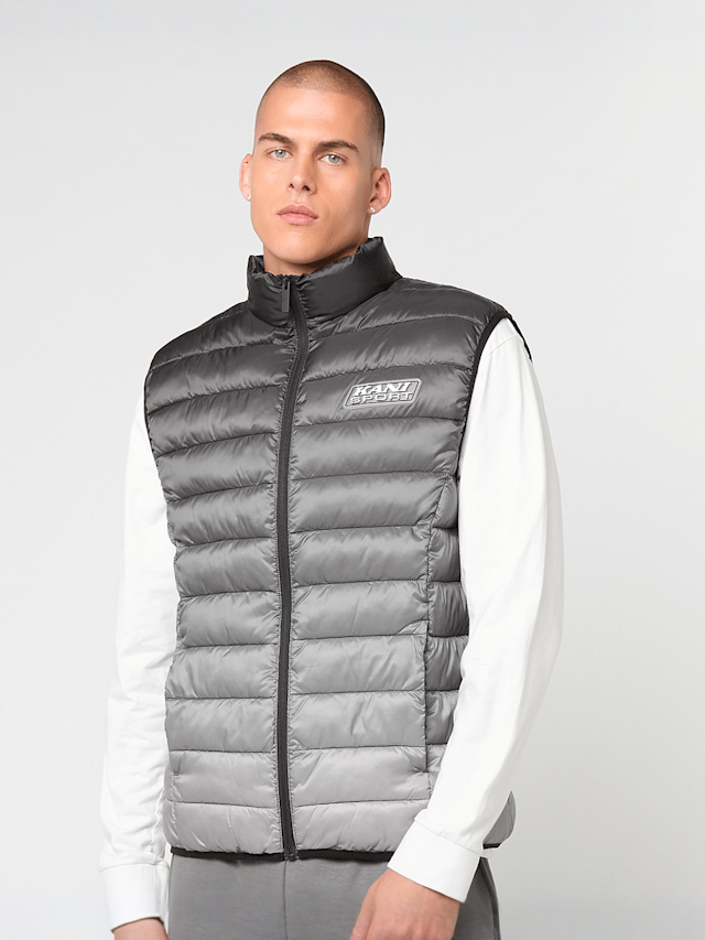 Karl Kani, Kani Sport Gradient Light Puffer Vest, grey, Image 1 of 4