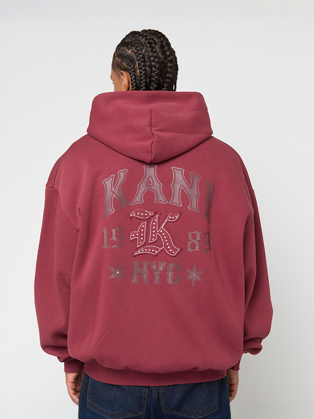 Karl Kani, Kani Western Os Zip Hoodie, red, Image 1 of 5