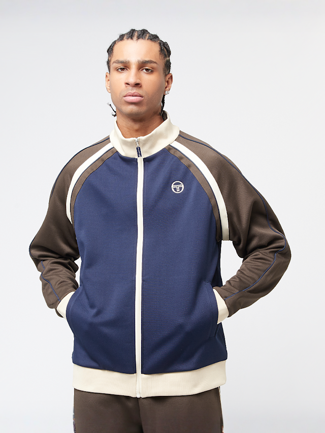 Sergio Tacchini, Ghibli Piquet Tracktop, brown, Image 1 of 4