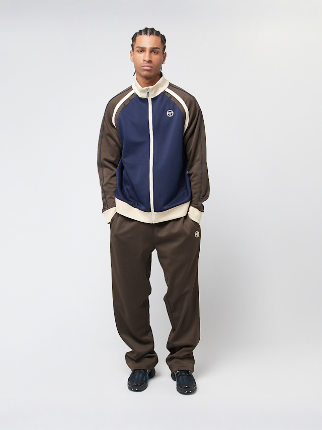 Sergio Tacchini, Ghibli Piquet Tracktop, brown, Image 4 of 4