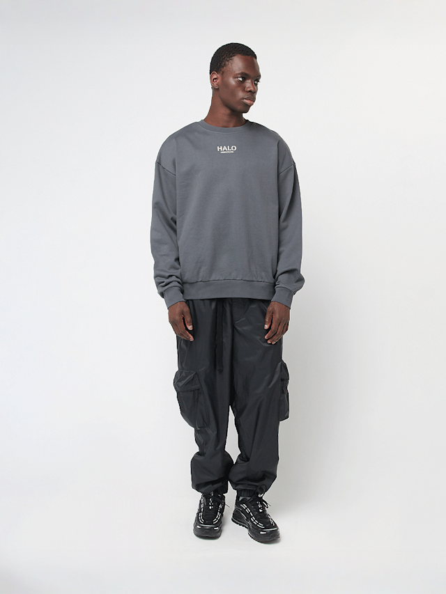 HALO, Graphic Boxy Crew, grey, Image 5 of 5