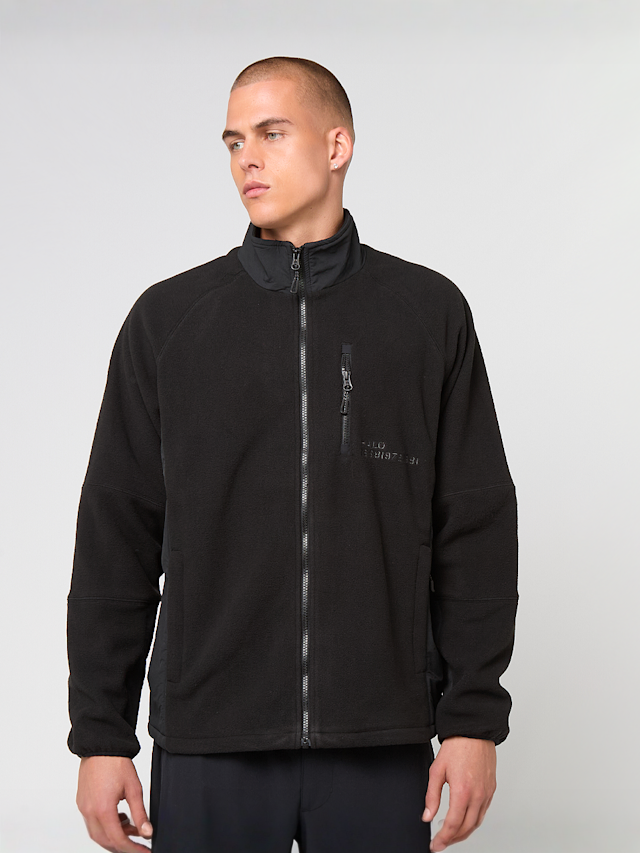 HALO, Windproof Teddyfleece Jacket, czarny, Obraz 1 z 5