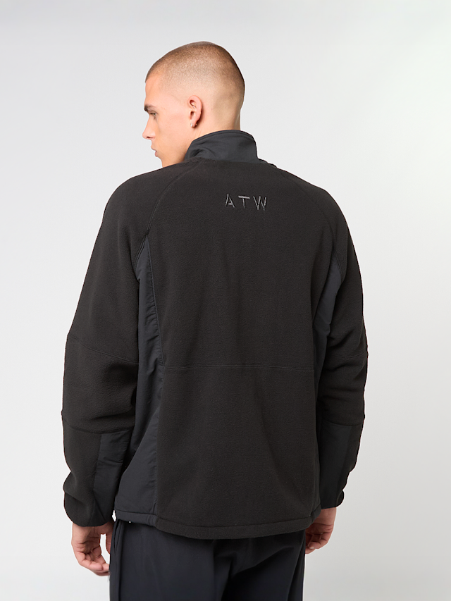 HALO, Windproof Teddyfleece Jacket, zwart, Afbeelding 2 van 5