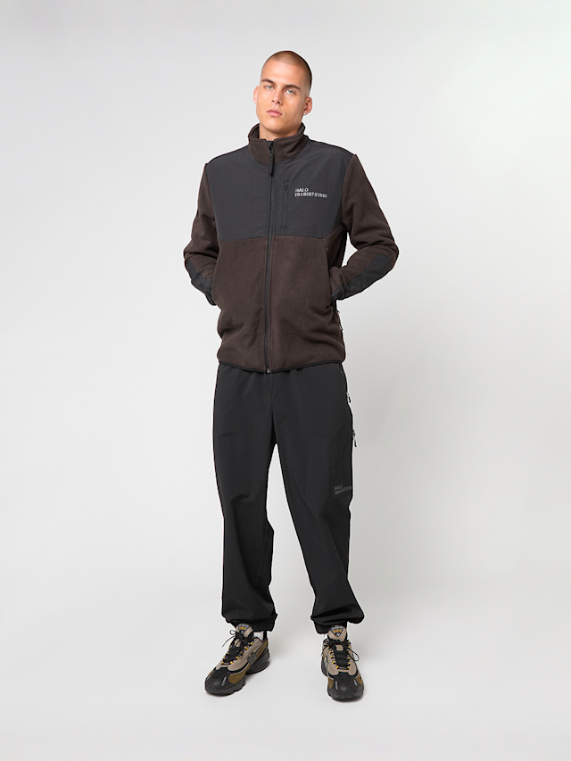 HALO, Blocked Zip Fleece, brązowy, Obraz 6 z 6