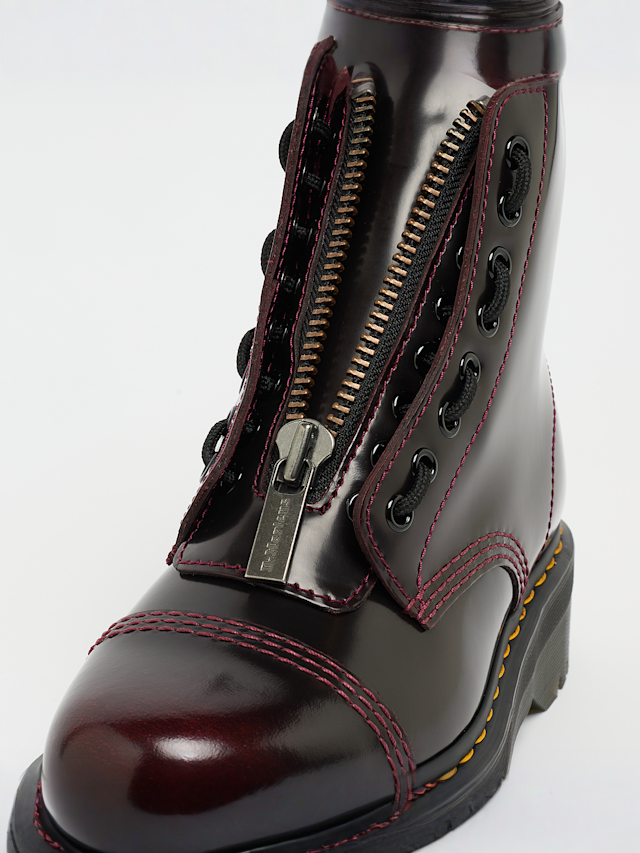 Dr. Martens, Sinclair black milled nappa, rood, Afbeelding 6 van 7