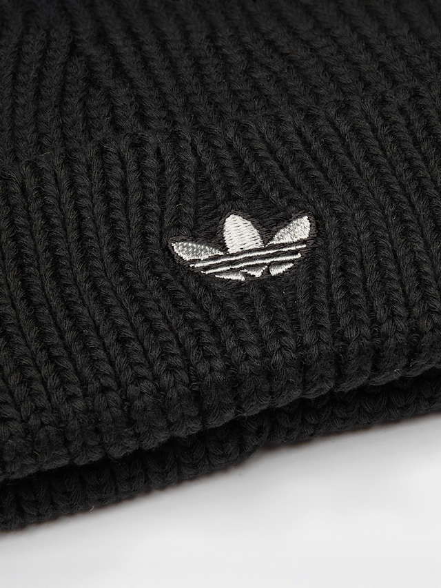 adidas Originals, Short Beanie, black, Image 3 of 3