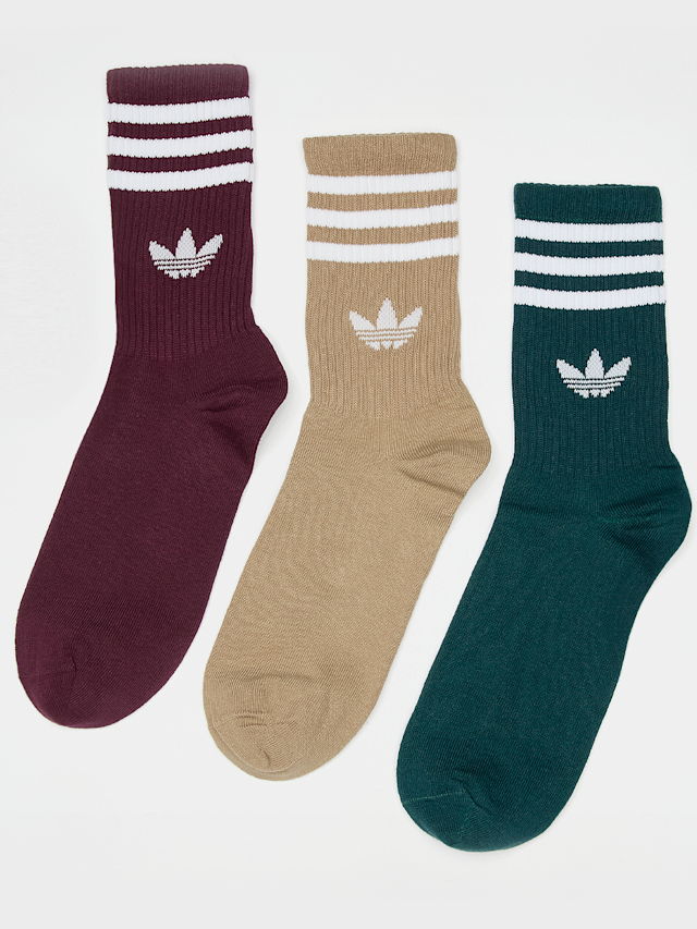 adidas Originals, 3 PACK - Crew Socks, multi-colour, Image 1 of 2