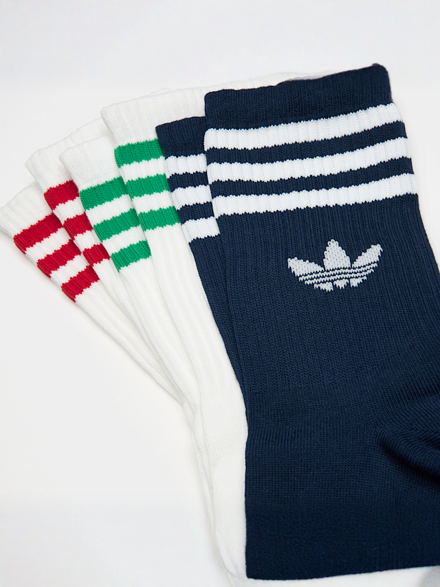 adidas Originals, 3 PACK - Crew Socks, multi-colour, Image 2 of 2