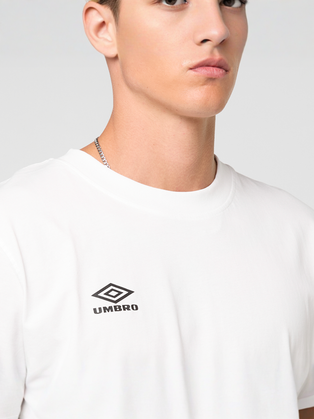 Umbro, INDUSTRY GRAPHIC TEE brilliant white, white, Image 3 of 5