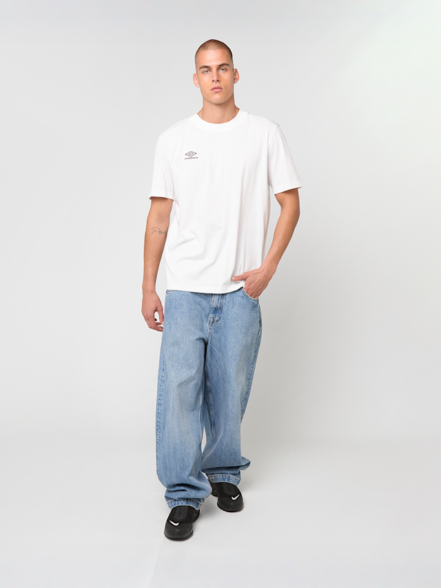 Umbro, INDUSTRY GRAPHIC TEE brilliant white, white, Image 5 of 5