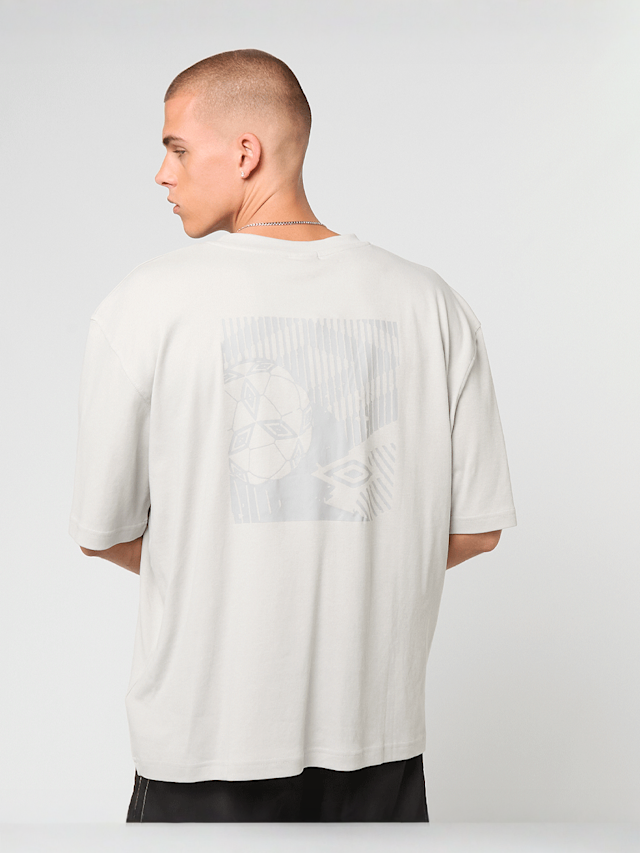 Umbro, BOX GRAPHIC TEE harbor mist, grey, Image 1 of 5