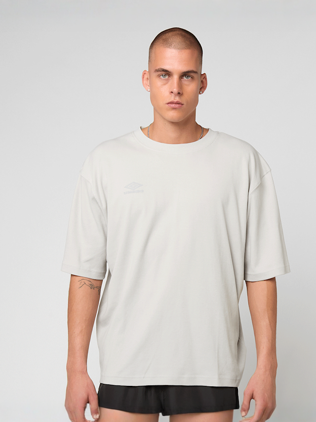 Umbro, BOX GRAPHIC TEE harbor mist, grey, Image 2 of 5