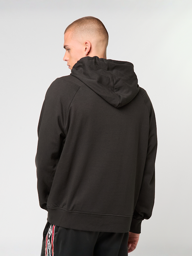 Umbro, ICONIC HOODIE black/chili pepper, black, Image 2 of 4