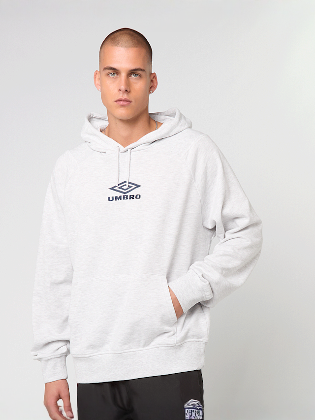 Umbro, ICONIC HOODIE black/chili pepper, grey, Image 1 of 4