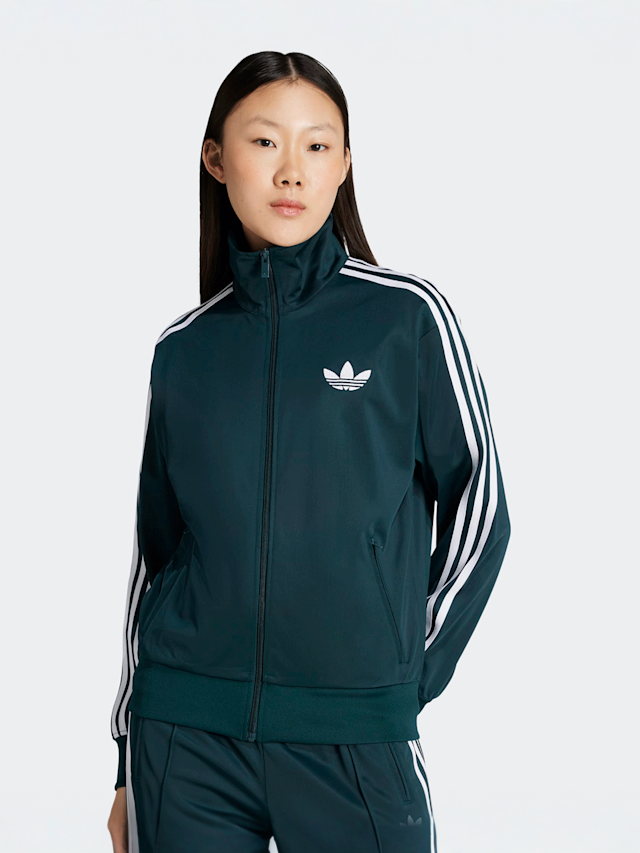 adidas Originals, Firebird Tracktop, groen, Afbeelding 1 van 5
