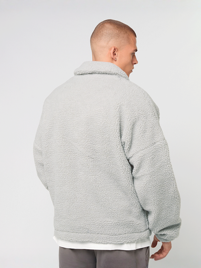 Umbro, FLEECE COACH JACKET harbor mist/ultimate gray, grey, Image 2 of 4