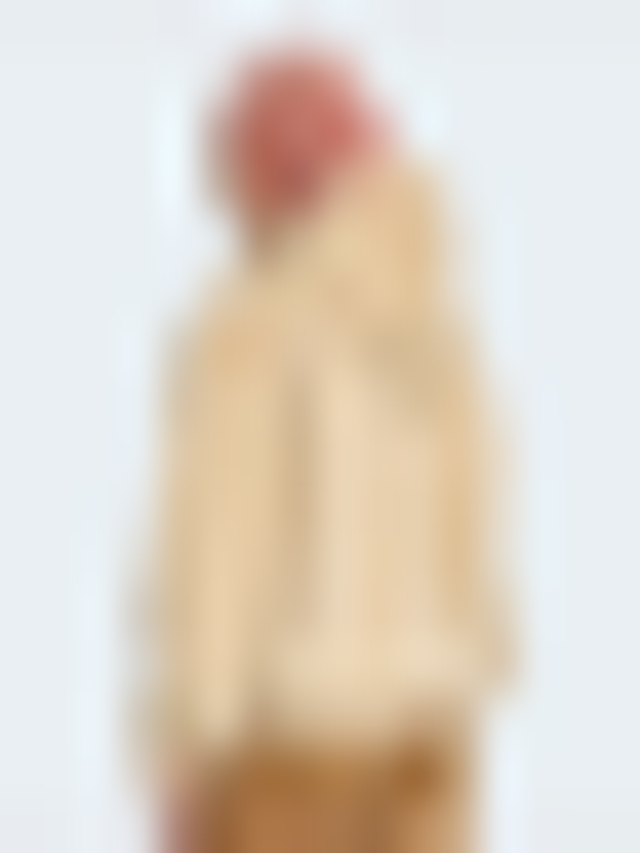 adidas Originals, Essentials Teddy Crop Hoodie, beige, Image 2 of 5