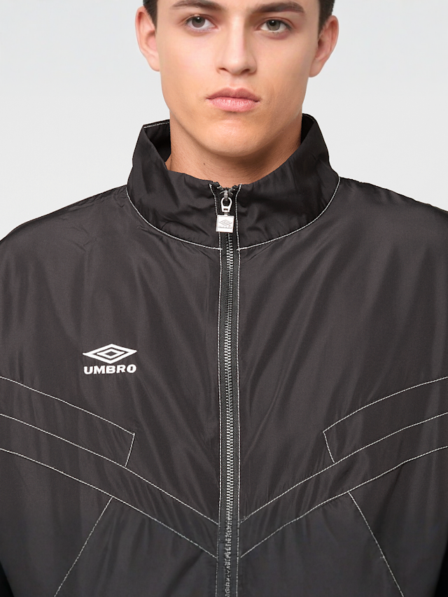 Umbro, RELAXED TRACK JACKET dark navy/white sand/vista blue, black, Image 3 of 4
