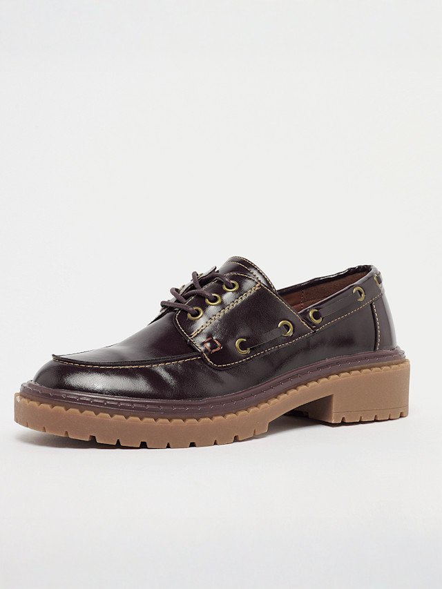 Decibel, Boatshoe bordeaux pu shiny, purple, Image 2 of 7