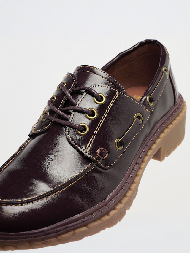 Decibel, Boatshoe cognac pu, red, Image 6 of 7