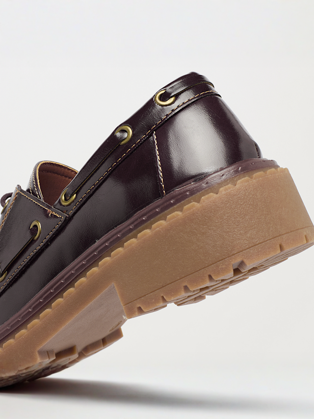 Decibel, Boatshoe cognac pu, red, Image 7 of 7