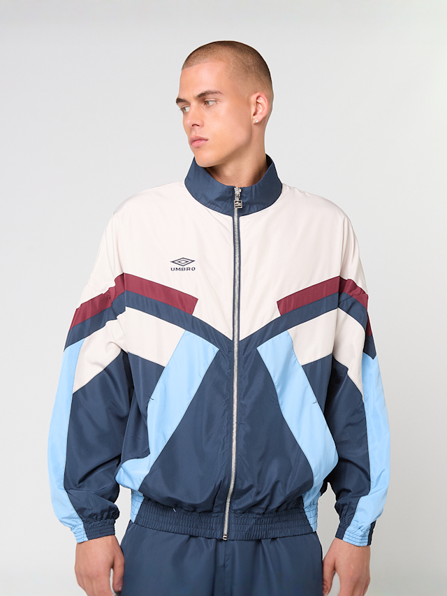 Umbro, RELAXED TRACK JACKET dark navy/white sand/vista blue, multi-colour, Image 1 of 4