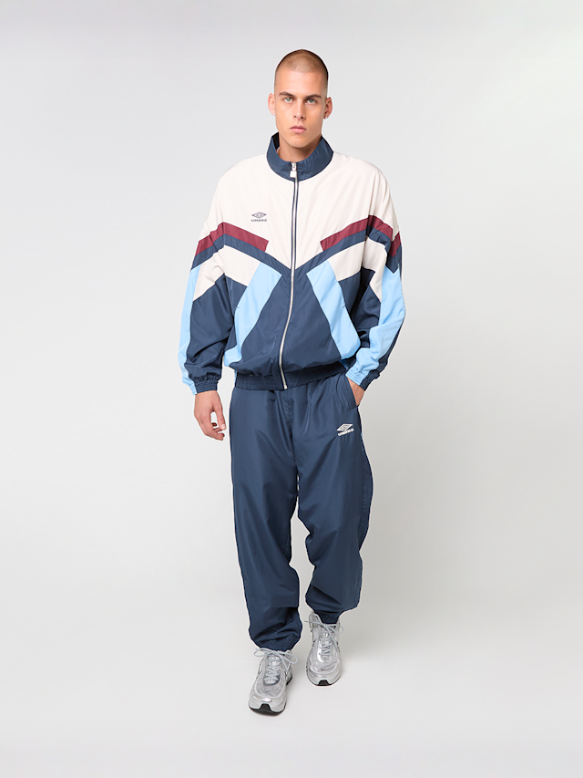 Umbro, RELAXED TRACK JACKET dark navy/white sand/vista blue, multi-colour, Image 4 of 4