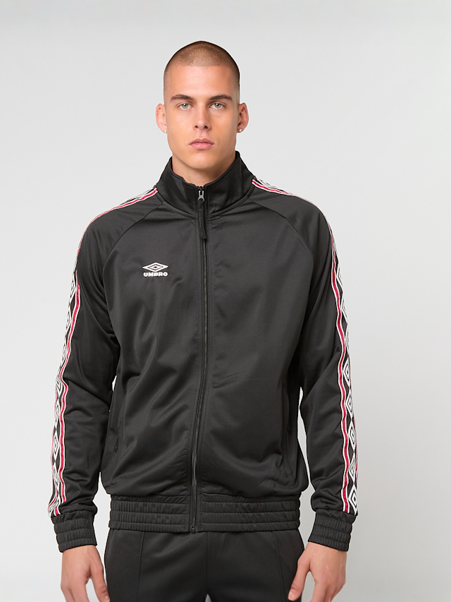 Umbro, Taped Track Top, black, Image 1 of 6