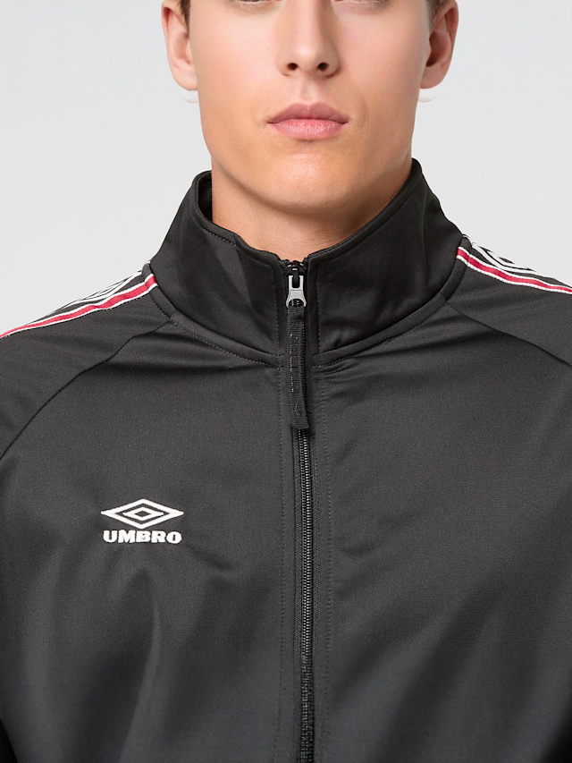 Umbro, Taped Track Top, black, Image 3 of 6