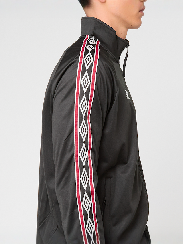 Umbro, Taped Track Top, black, Image 4 of 6