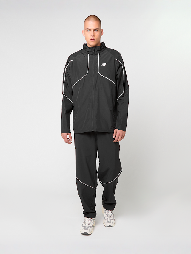 New Balance, Active Full Zip Reflective Jacket, black, Image 8 of 8
