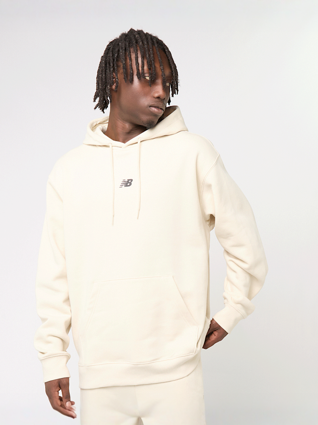New Balance, Globe Graphic Hoodie, beige, Image 2 of 6