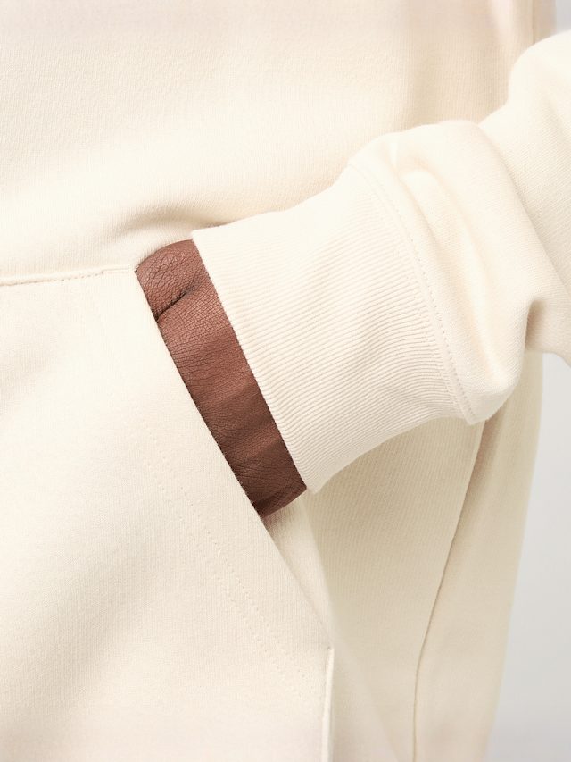 New Balance, Globe Graphic Hoodie, beige, Image 5 of 6