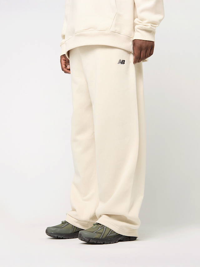 New Balance, Sport Essentials Wide Leg Fleece Pant, beige, Image 1 of 5