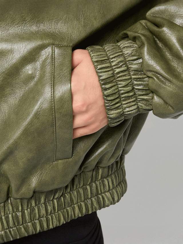 Prohibited, Bloom Bomber Jacket Green, green, Image 3 of 5