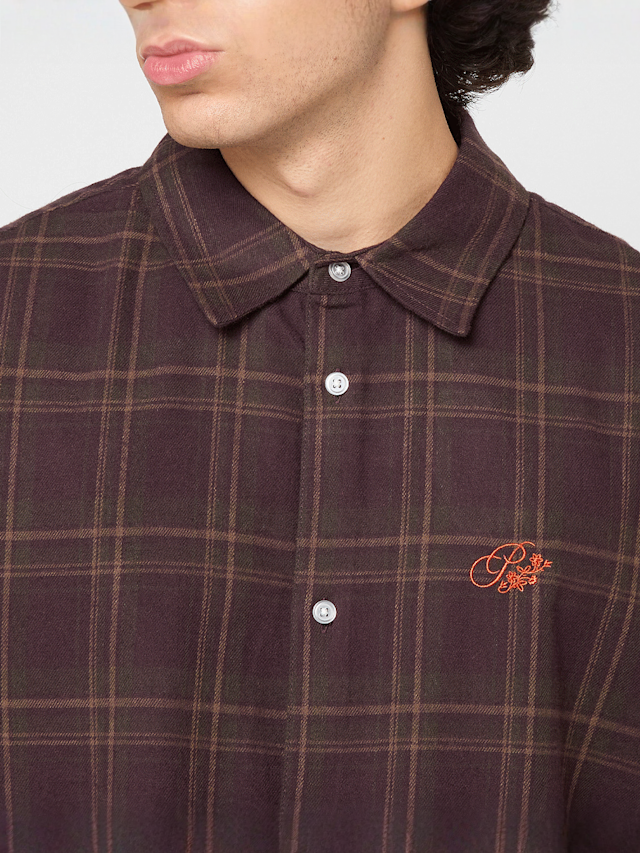 Prohibited, Timber Flannel Shirt, red, Image 3 of 4