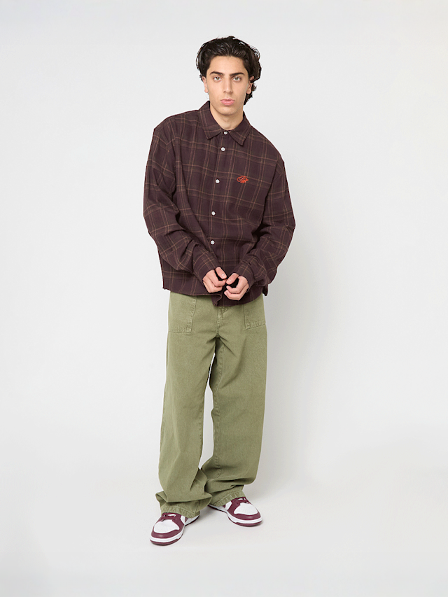 Prohibited, Timber Flannel Shirt, red, Image 4 of 4