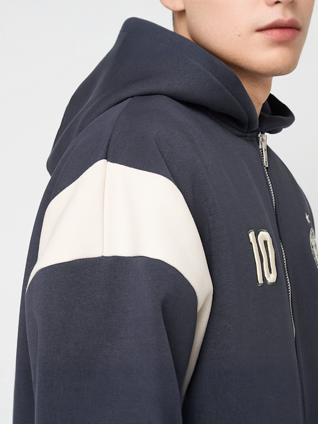 Prohibited, Cup Zip-Hoodie Dark Grey, blue, Image 5 of 7