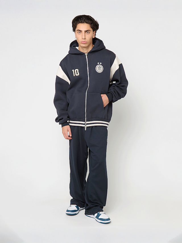 Prohibited, Cup Zip-Hoodie Dark Grey, blue, Image 7 of 7