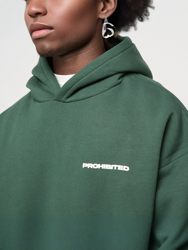 Prohibited, Hoodie British Racing Green, green, Image 3 of 5